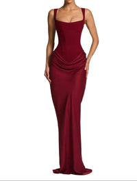 Phoebe | Women's Structured Maxi Party Dress for Autumn