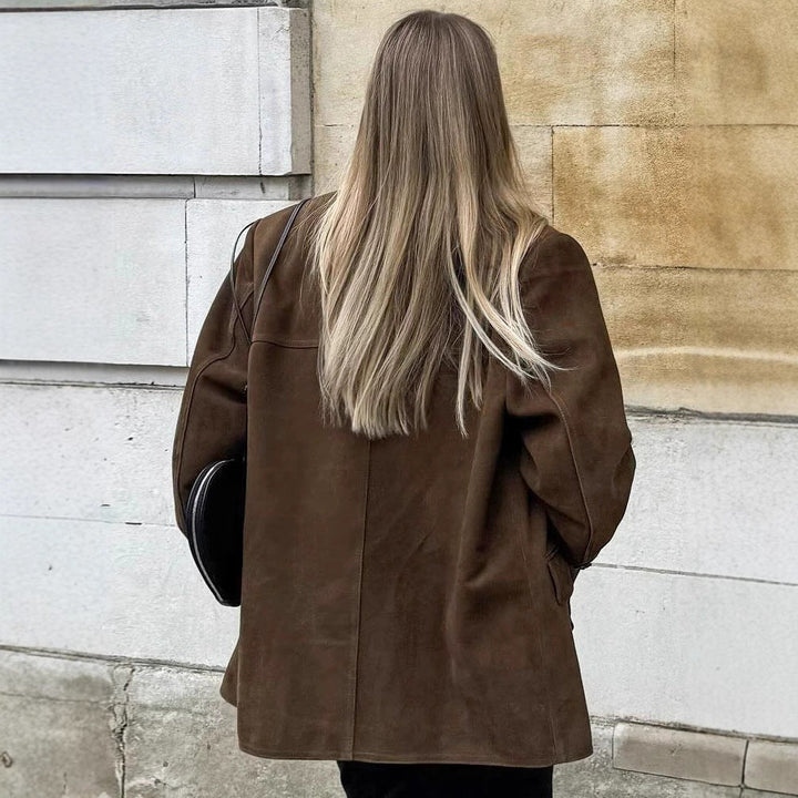 Women's Suede Jacket for Modern Elegance (3)