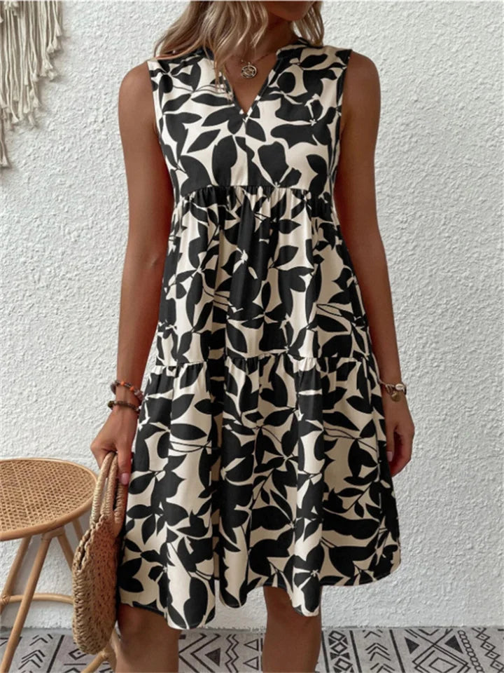 Women's Summer Dress for Warm Days in Black