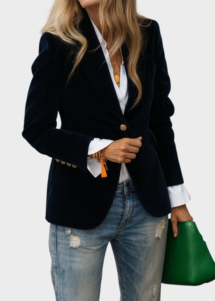 Women's Tailored Blazer for Everyday Elegance in Black
