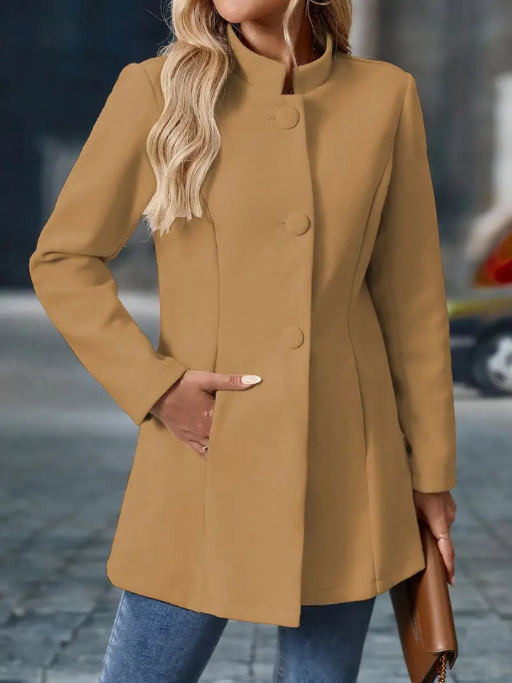 Women's Tailored Coat for Layering Versatility (11)