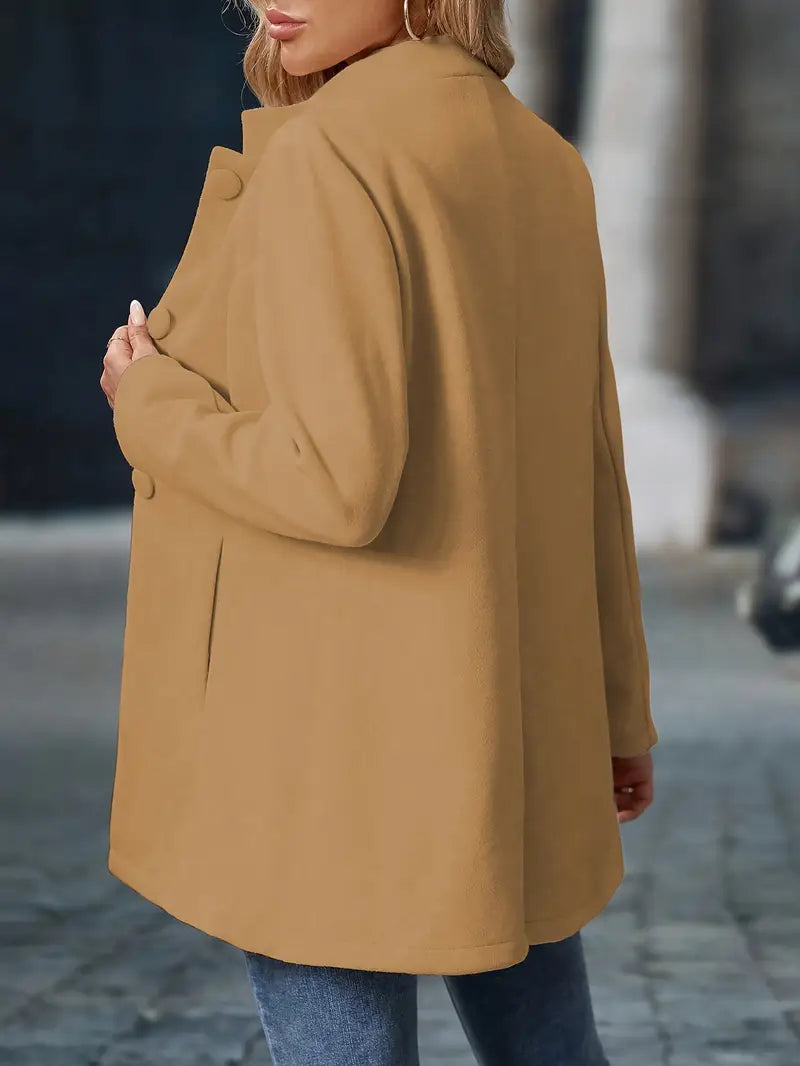 Women's Tailored Coat for Layering Versatility (13)