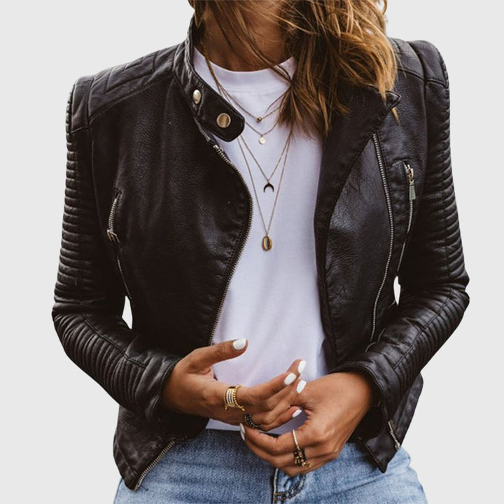 Women's Tailored Genuine Leather Jacket