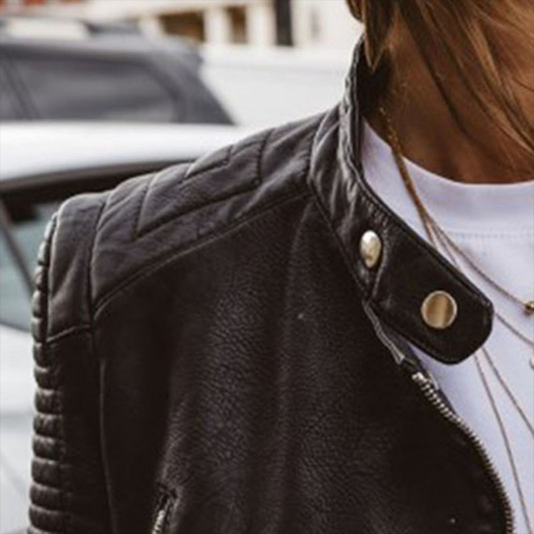 Women's Tailored Genuine Leather Jacket (4)