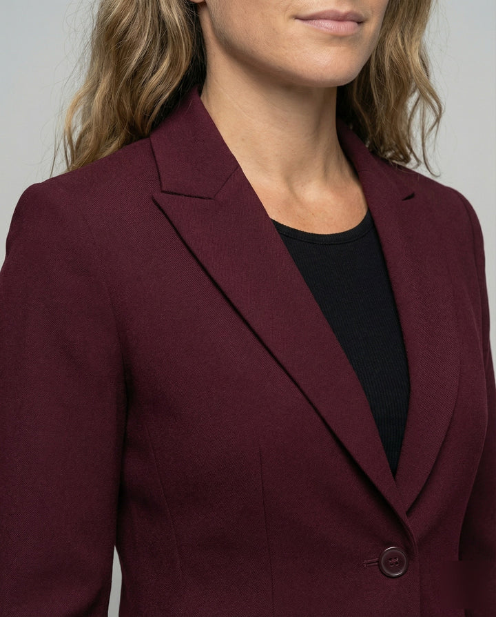 Women's Tailored Peplum Office Blazer (7)