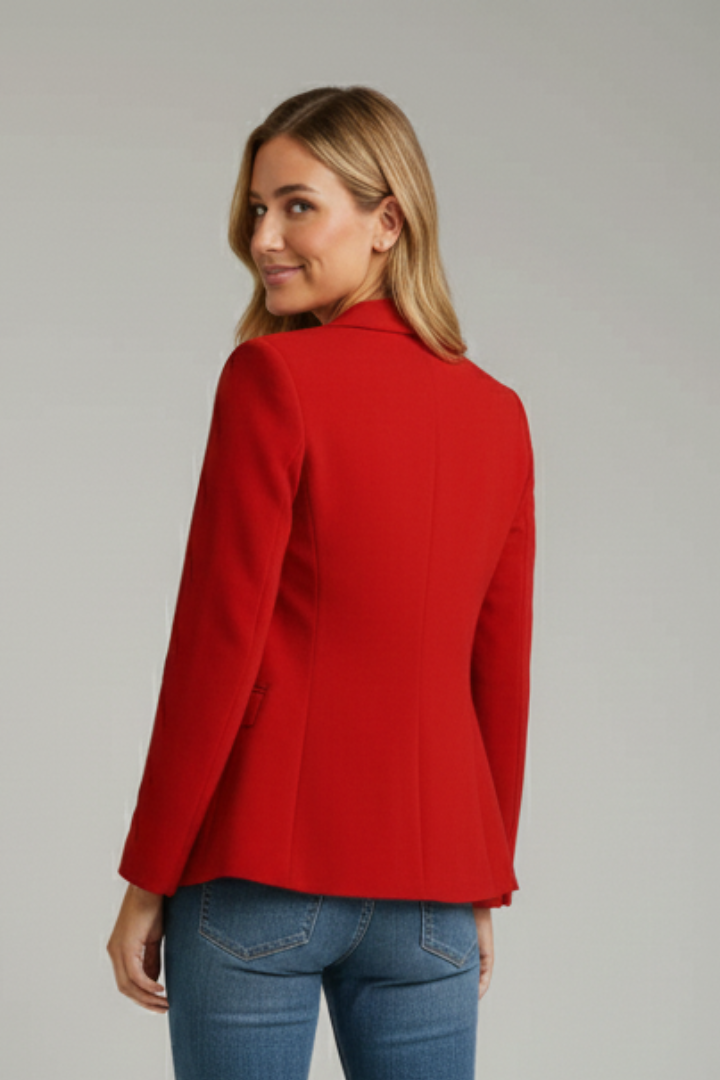 Women's Tailored Trench Coat Blazer (4)