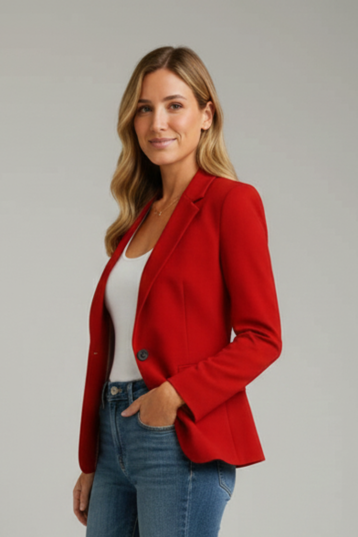 Women's Tailored Trench Coat Blazer (5)