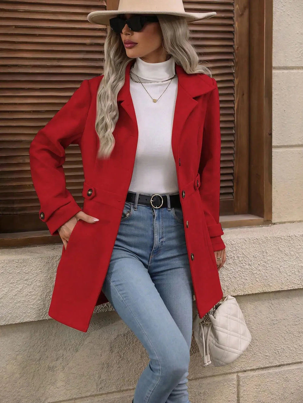 Women's Tailored Winter Trench Coat (17)