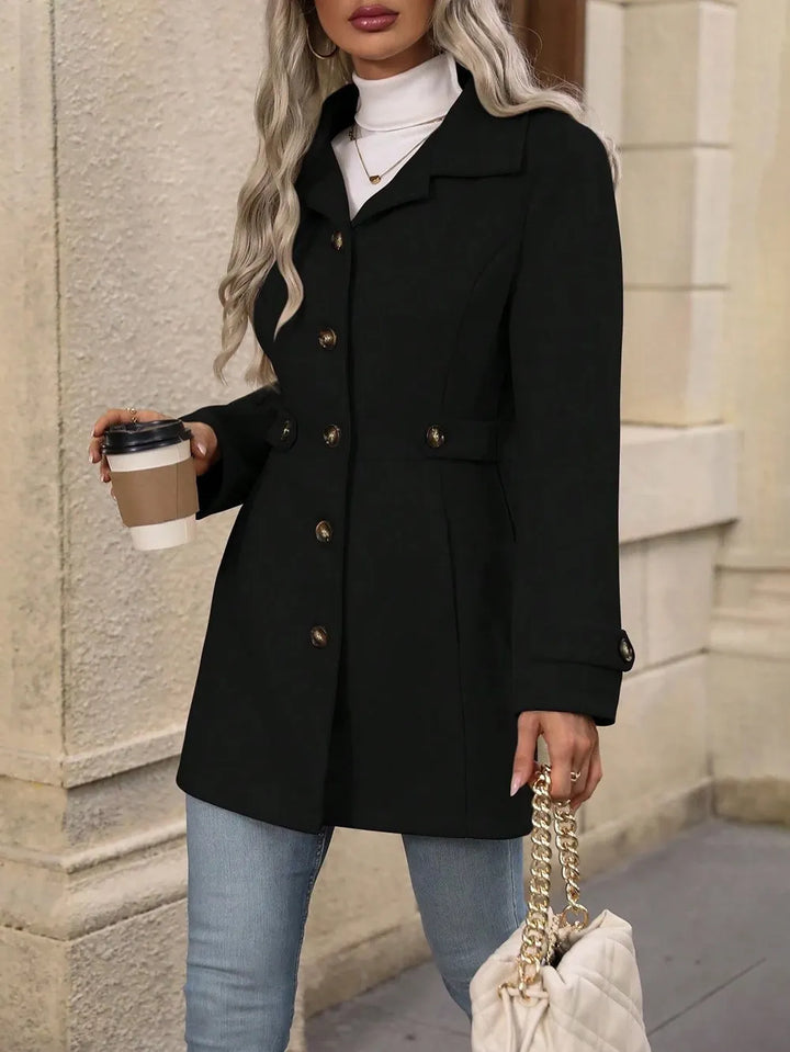Women's Tailored Winter Trench Coat (20)