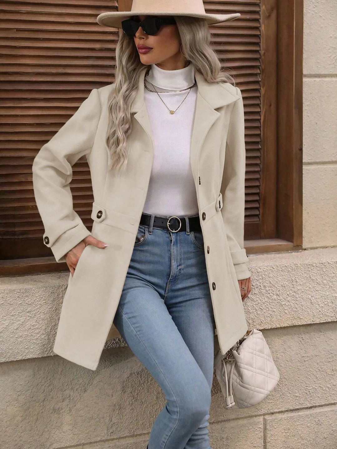 Women's Tailored Winter Trench Coat (6)
