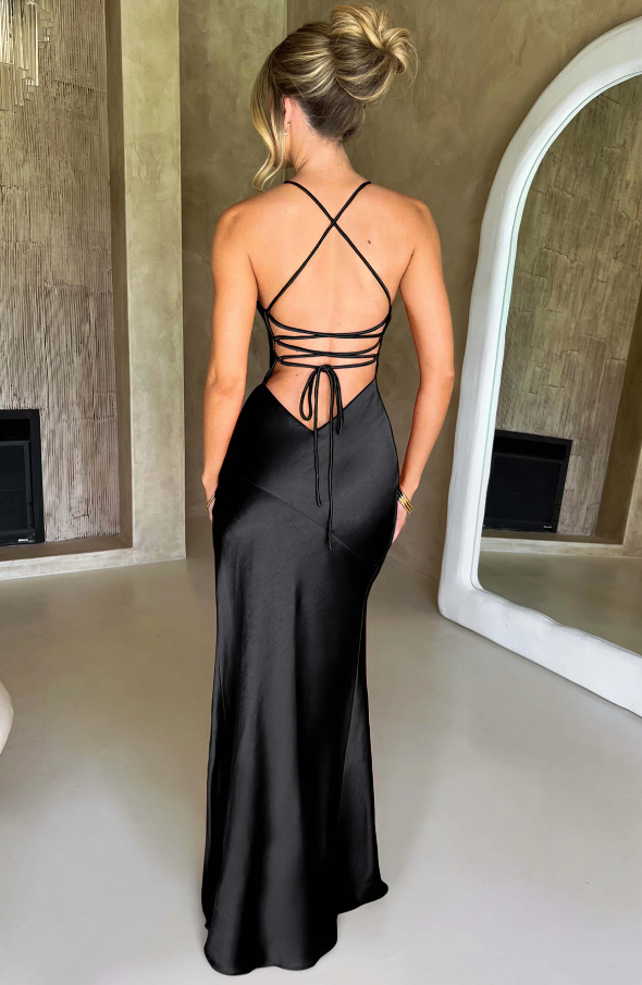Women’s Thin Strap High Slit (4)