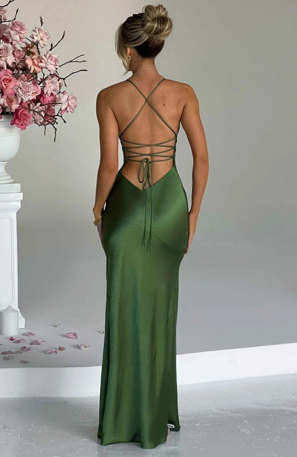 Women’s Thin Strap High Slit (8)