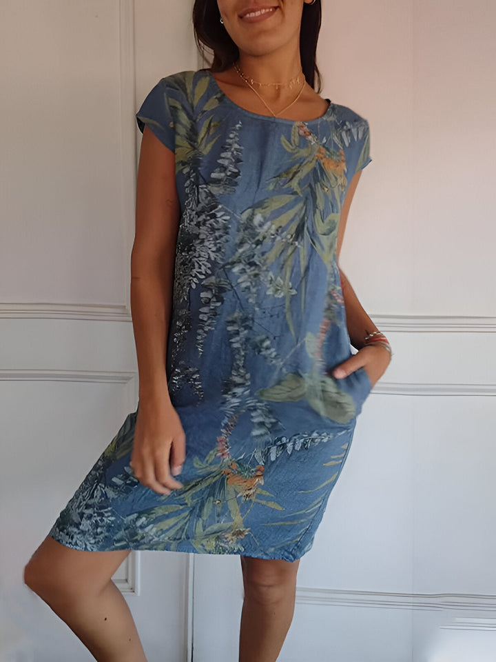 Women's Timeless Summer Dress in Blue