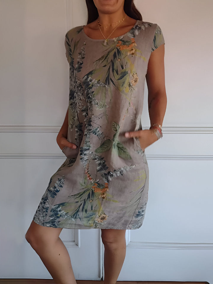 Women's Timeless Summer Dress in Brown
