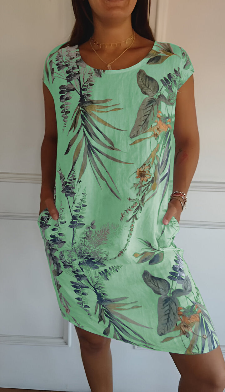 Women's Timeless Summer Dress in Green