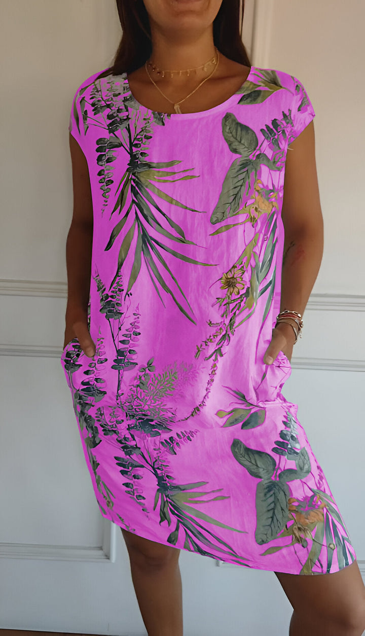 Women's Timeless Summer Dress in Purple