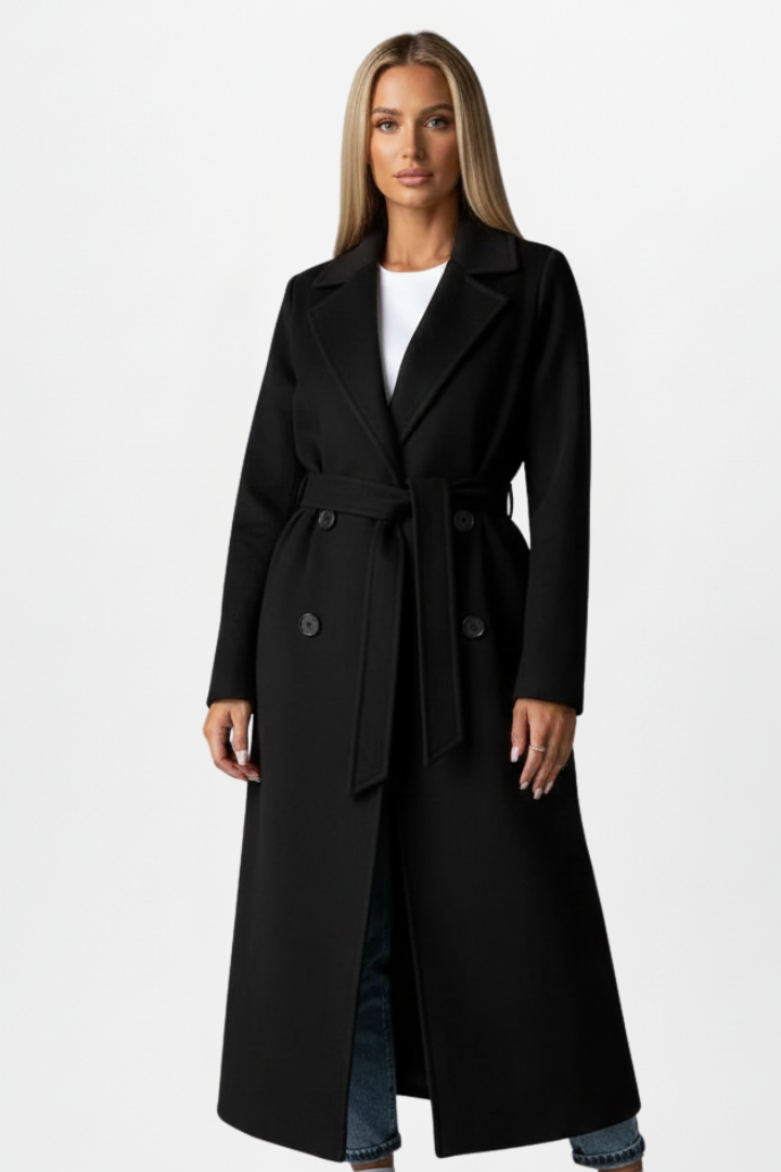 Women's Trench Coat for Everyday Elegance in Black