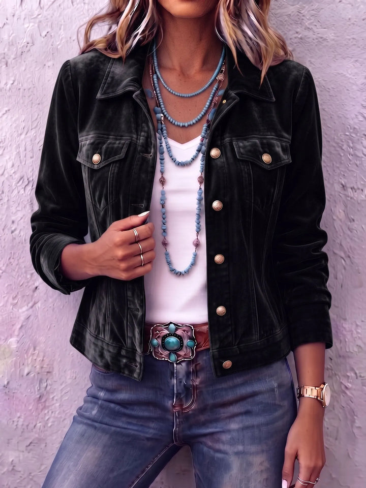 Women's Trench Coat in Vintage Wash in Black (Almost sold out)