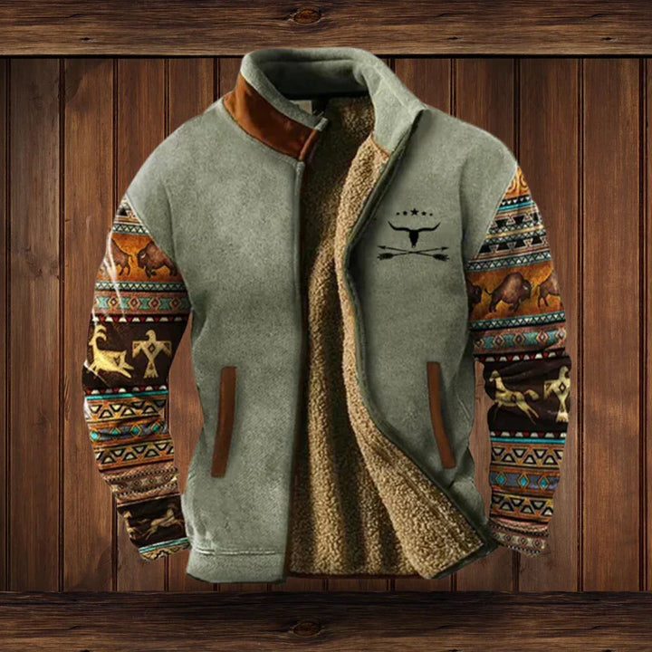 Women's Urban Fleece Vest for Autumn in Grau mit Aufdruck