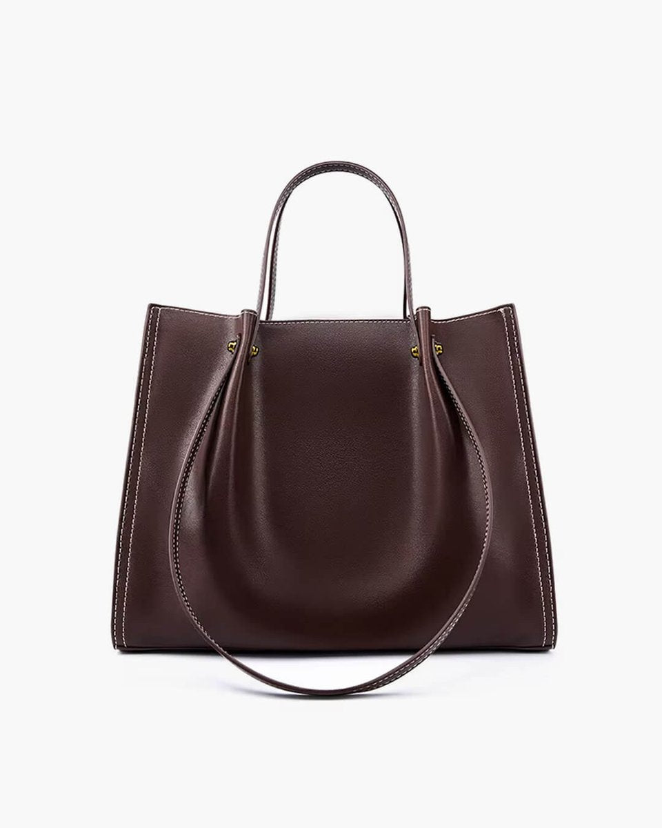 Women's Vegan Leather Minimalist Crossbody Laptop Bag (3)