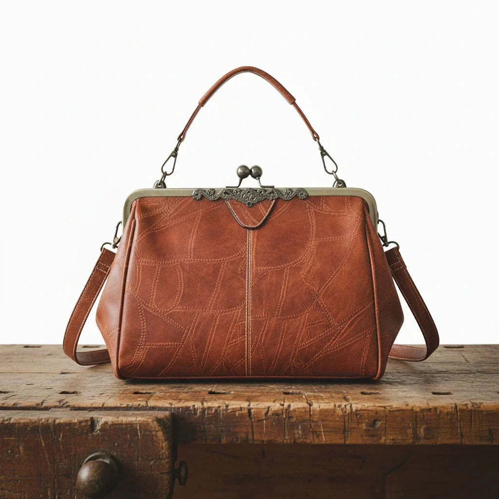 Women's Vintage Celestial Embossed Tote Bag
