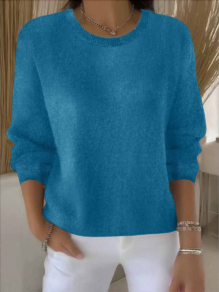 Women's Warm Elegant Christmas Cardigan in Blue