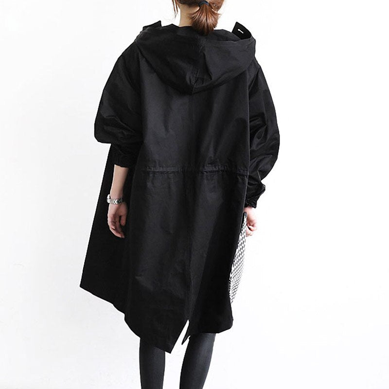 Women's Waterproof Jacket Trench Mid-Length (4)
