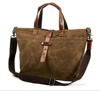 Elsie | Women's Waxed Canvas Crossbody Tote Bag