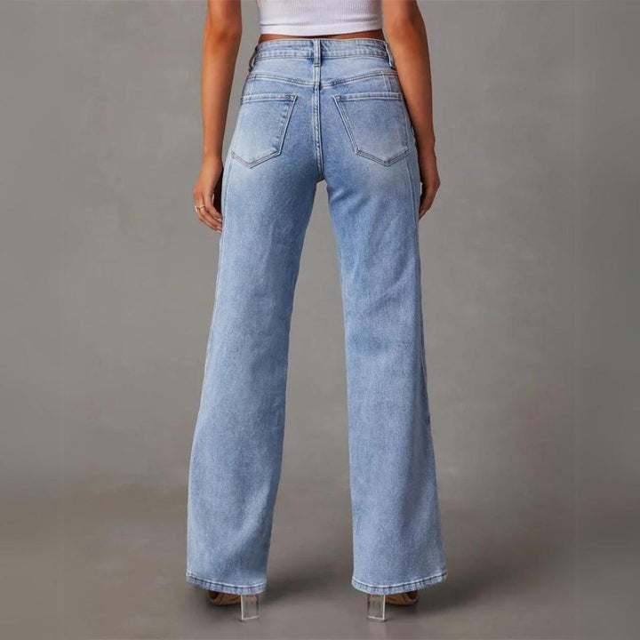 Women's Wide Leg Bootcut Jeans (3)