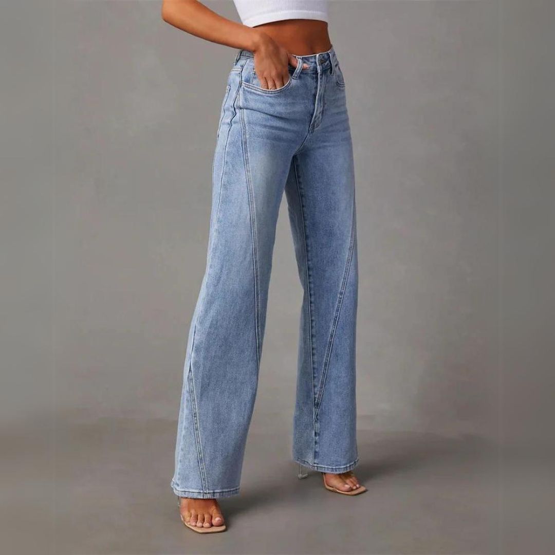 Women's Wide Leg Bootcut Jeans (4)