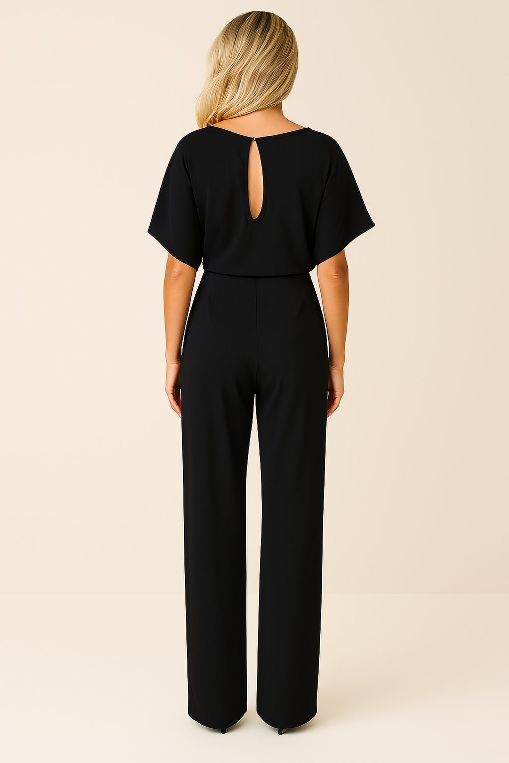 Women's Wide-Leg Jumpsuit with Tie Waist (9)