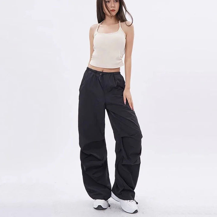 Women's Wide Leg Pants for Casual Streetwear (2)
