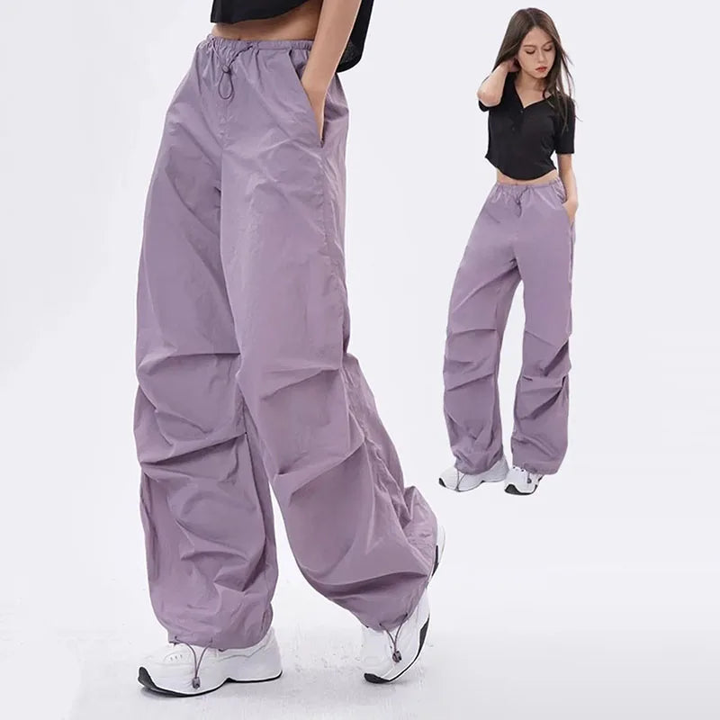 Women's Wide Leg Pants for Casual Streetwear (4)