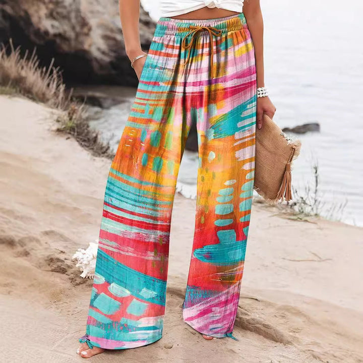Women's Wide Pants in Breathable Fabric (3)