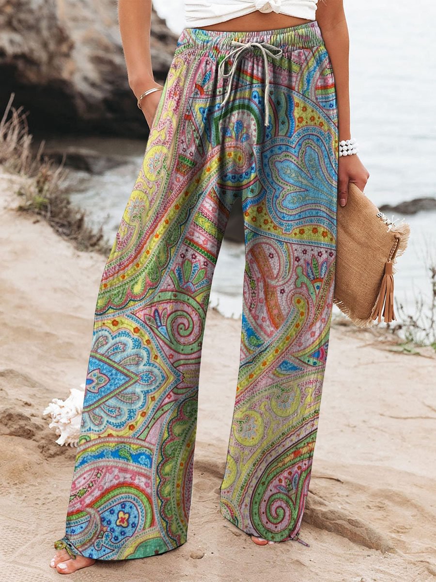 Women's Wide Pants in Breathable Fabric in Stil 5