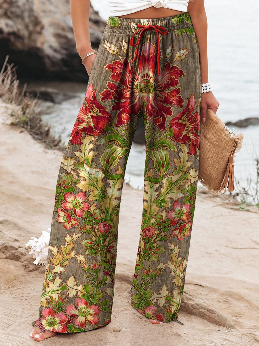 Women's Wide Pants in Breathable Fabric in Stil 6