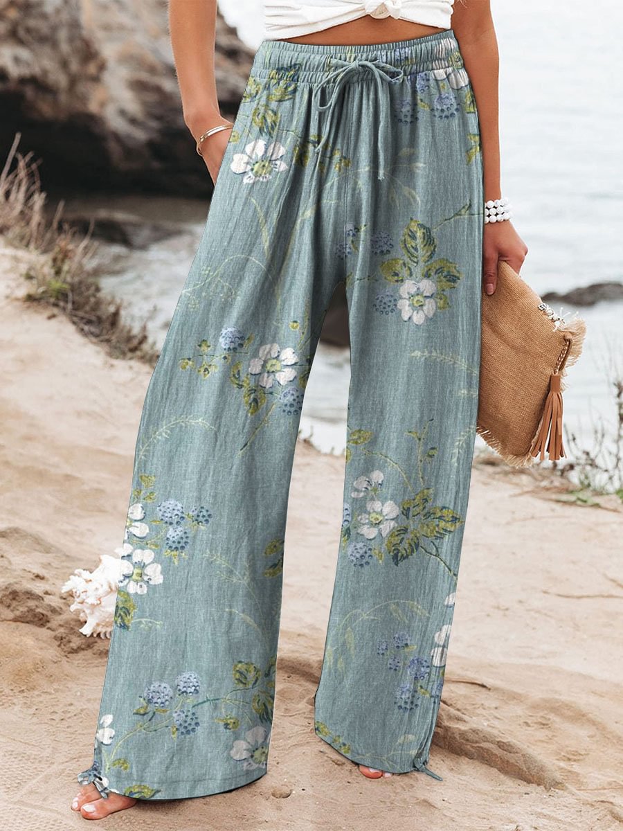 Women's Wide Pants in Breathable Fabric in Stil 8