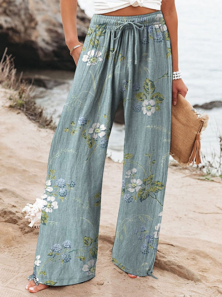 Women's Wide Pants in Breathable Fabric in Stil 8