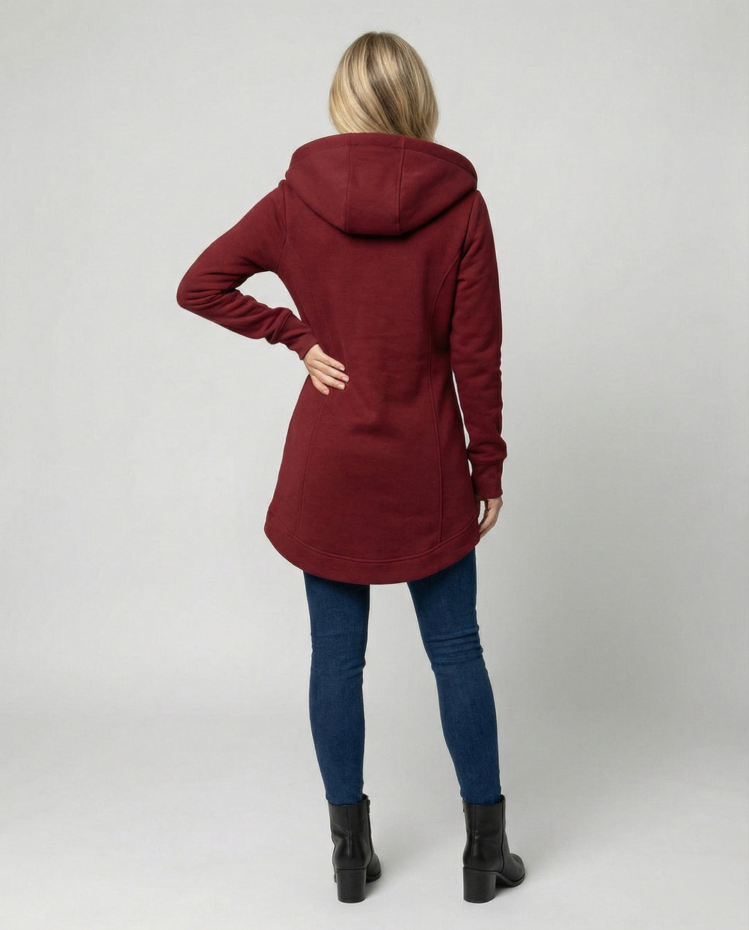 Women's Winter Coat with Feminine Silhouette (3)