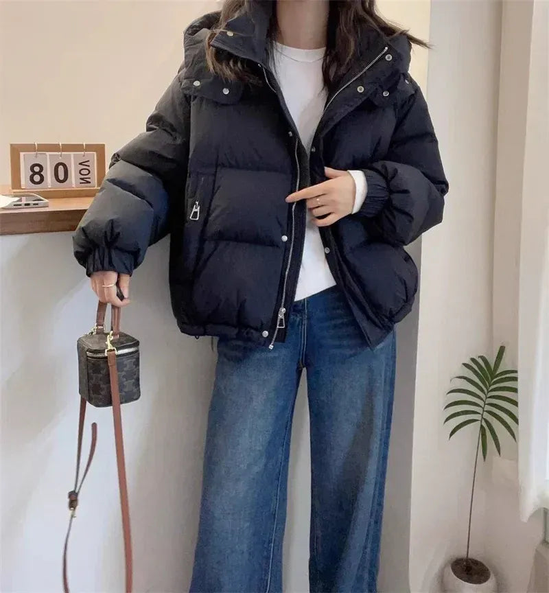 Women's Winter Hooded Puffer Jacket (4)