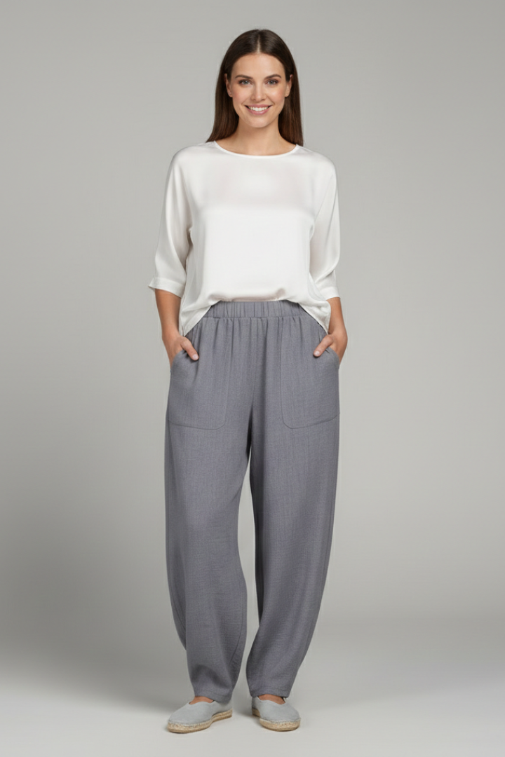 Wren Summer Trousers in a Relaxed Barrel Fit Foto 2